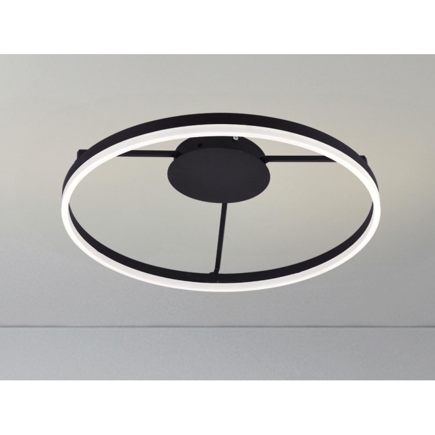 LED-dimmbare aufgesetzte Deckenleuchte, 55 W, 230 V, 3000-6500 K + Fernbedienung