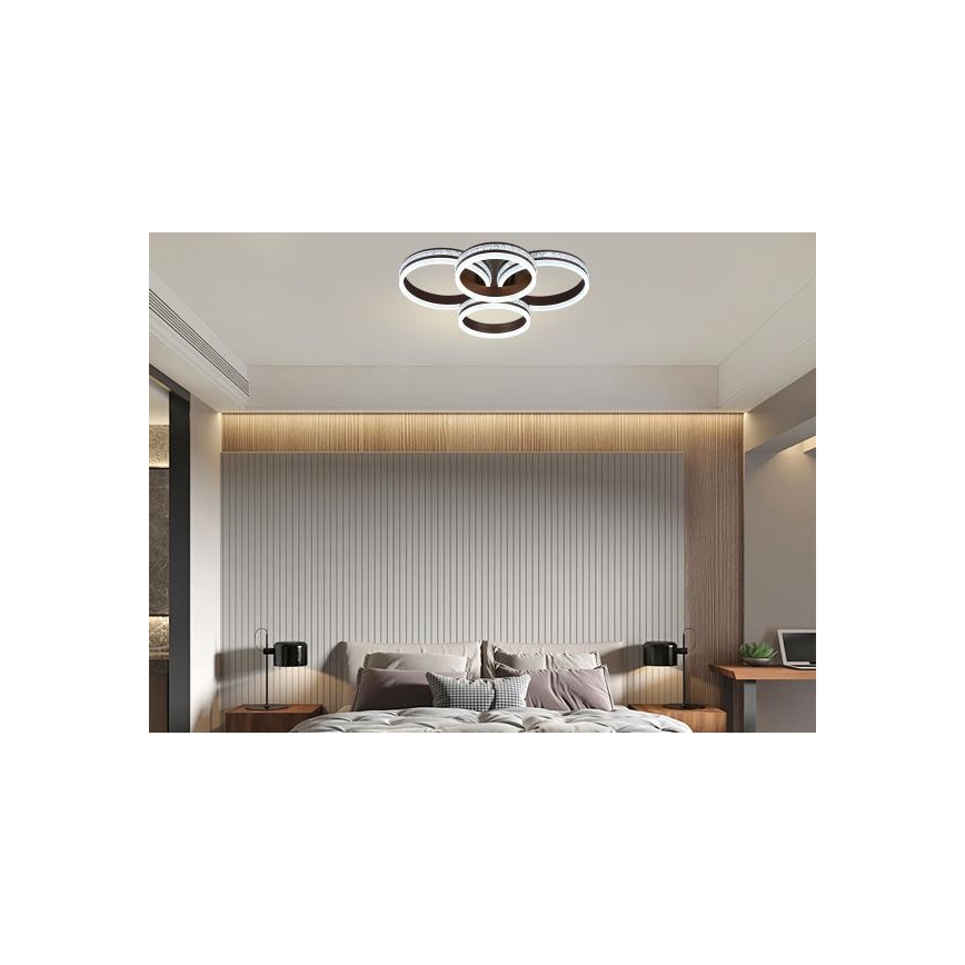 LED-dimmbare Aufputz-Deckenleuchte LED/150W/230V 3000–6500K + Fernbedienung