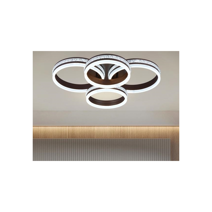 LED-dimmbare Aufputz-Deckenleuchte LED/150W/230V 3000–6500K + Fernbedienung