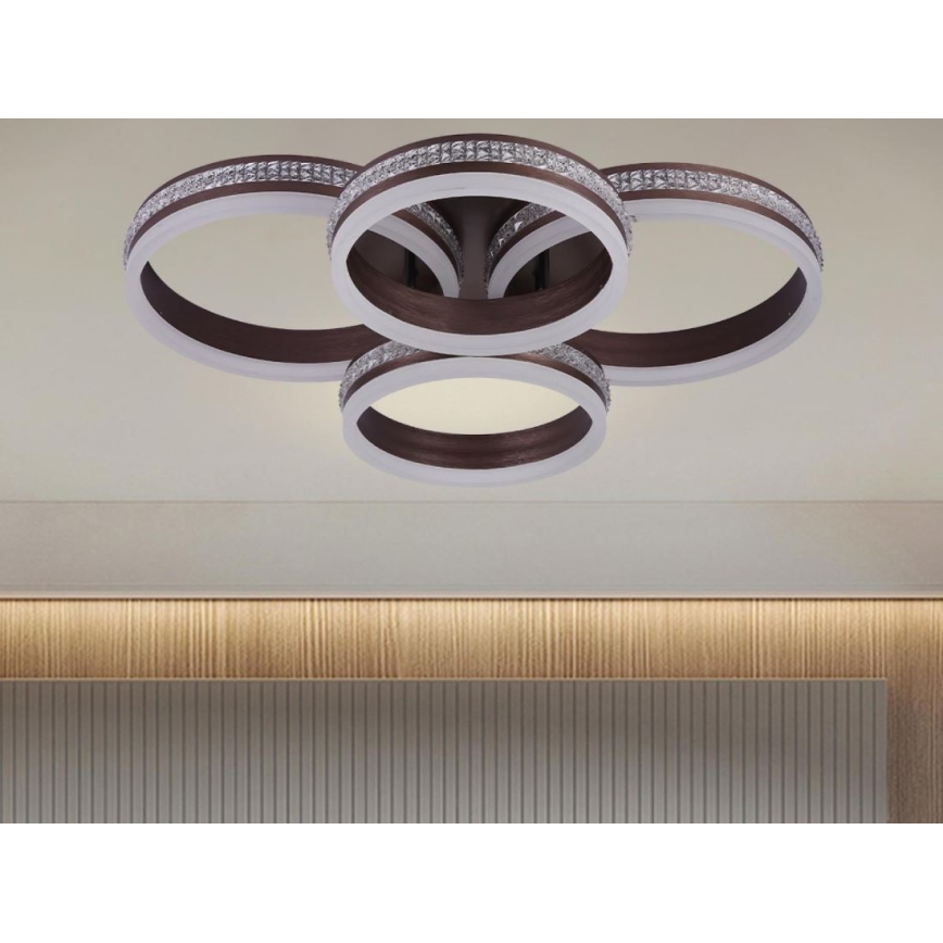 LED-dimmbare Aufputz-Deckenleuchte LED/150W/230V 3000–6500K + Fernbedienung