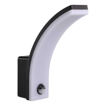 LED Dimmbare Außenwandleuchte mit Bewegungsmelder und Dämmerungssensor LED/12/15/20W/230V IP65 schwarz