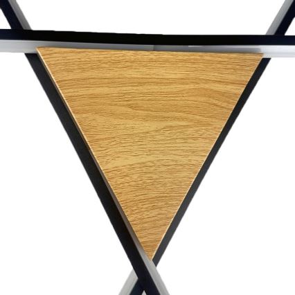LED Dimmbares Deckenleuchte LED/75W/230V 3000-6500K Braun/Schwarz + Fernbedienung