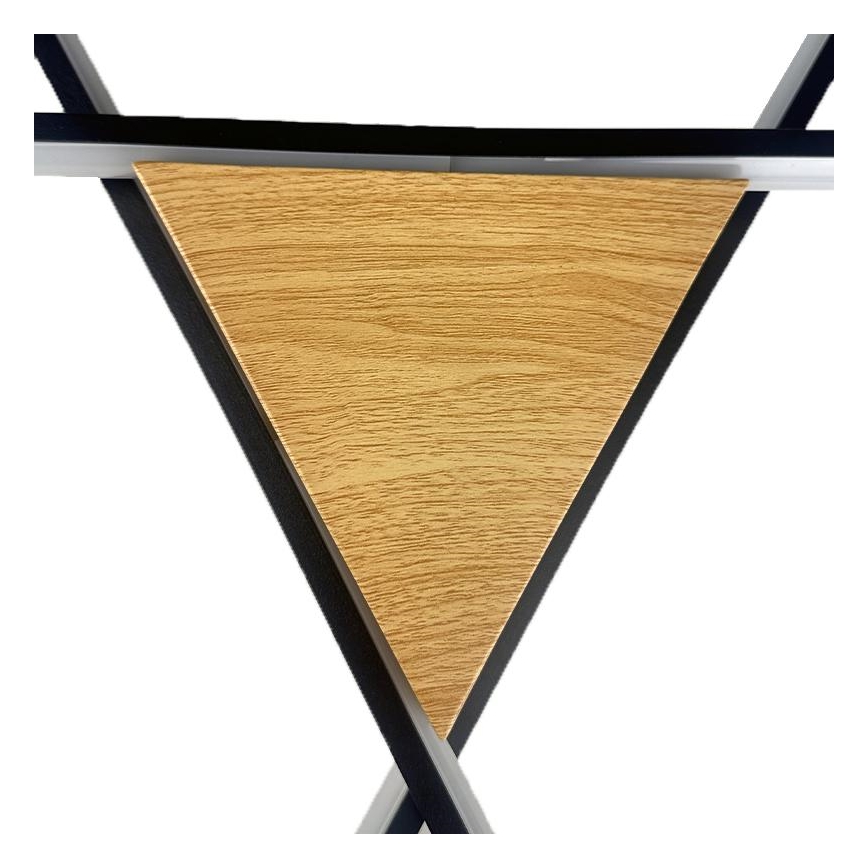 LED Dimmbares Deckenleuchte LED/75W/230V 3000-6500K Braun/Schwarz + Fernbedienung