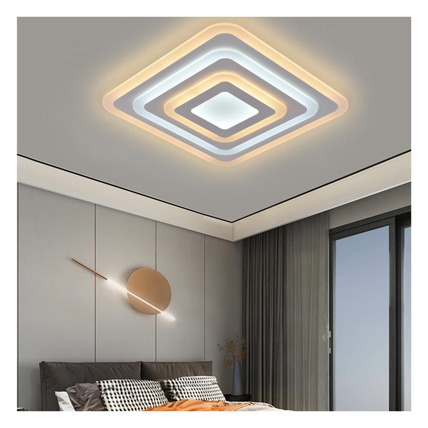 LED Dimmbares Deckenleuchte LED/80W/230V 3000-6500K + Fernbedienung
