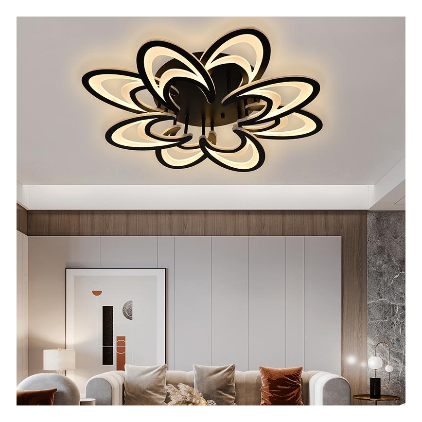 LED Dimmbarer Deckenleuchter LED/125W/230V 3000-6500K + Fernbedienung