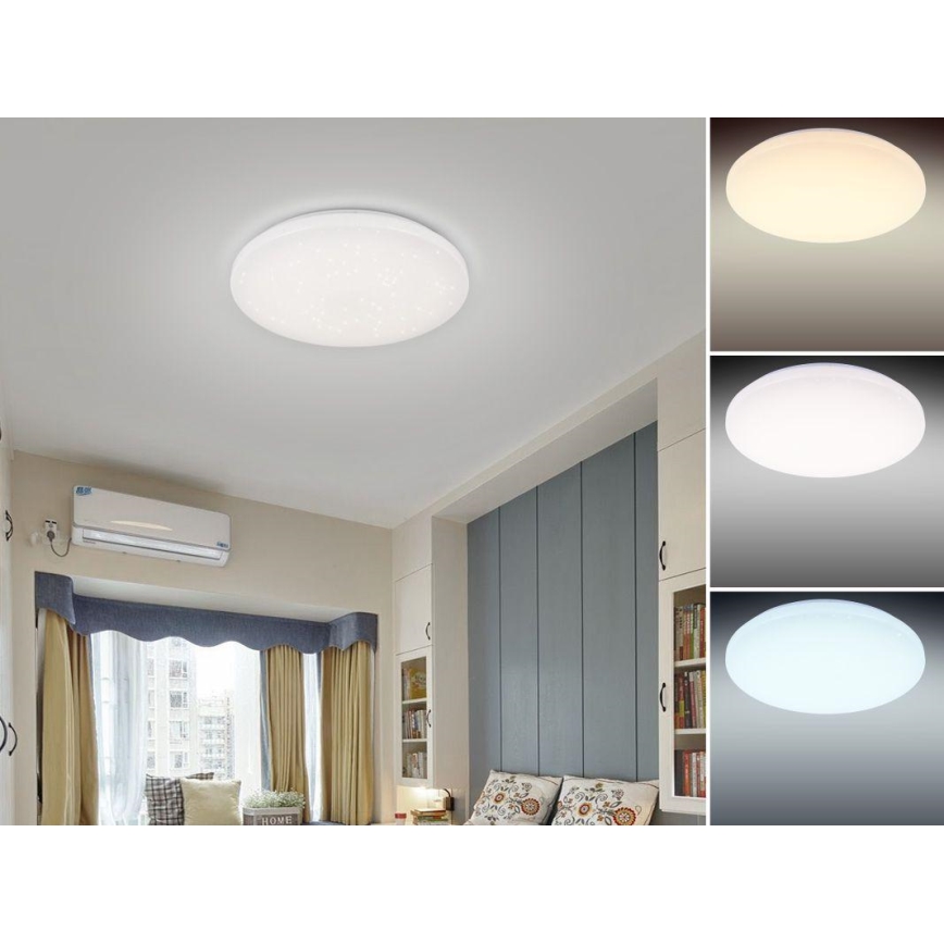 LED dimmbare Deckenleuchte LED/150W/230V + Fernbedienung