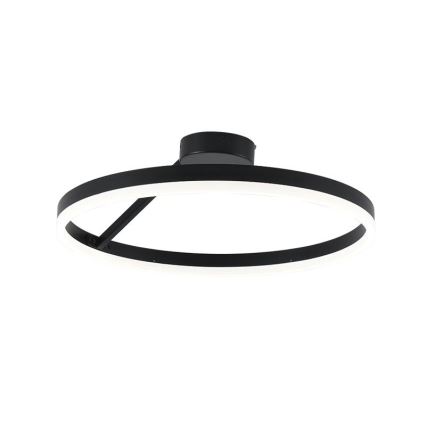 LED Dimmbarer Deckenleuchter LED/40W/230V 3000-6500K Schwarz + Fernbedienung