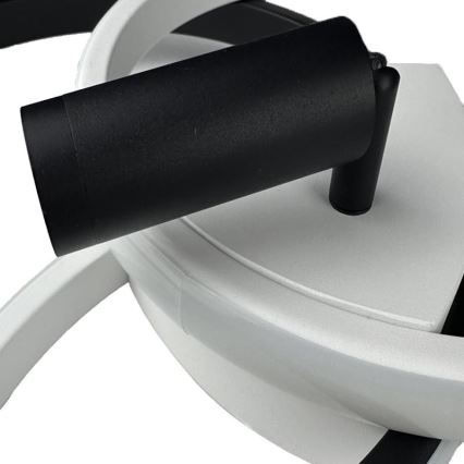 LED Dimmbares Deckenleuchte LED/70W/230V 3000-6500K Weiß/Schwarz + Fernbedienung