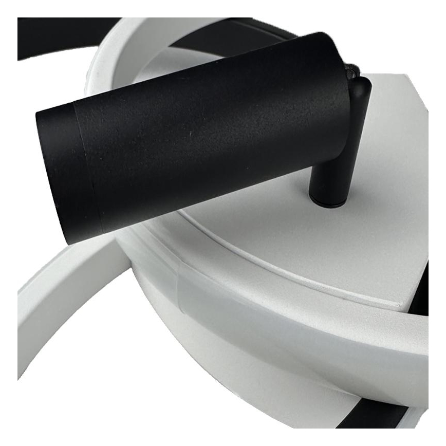 LED Dimmbares Deckenleuchte LED/70W/230V 3000-6500K Weiß/Schwarz + Fernbedienung