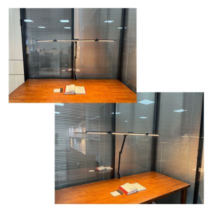 LED dimmbare, berührungsaktivierte flexible Tischlampe POINTIQ LED/36W/230V 3000-6500K CRI 92 Schwarz