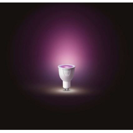 LED Dimmbare Glühbirne Philips HUE WHITE AND COLOR AMBIANCE GU10/5,7W/230V
