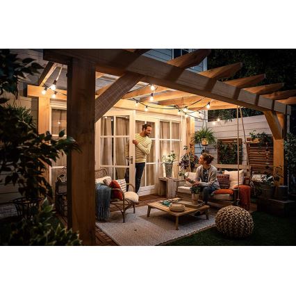 LED dimmbare Glühlampe VINTAGE Philips BA35 E14/5W/230V 2200K