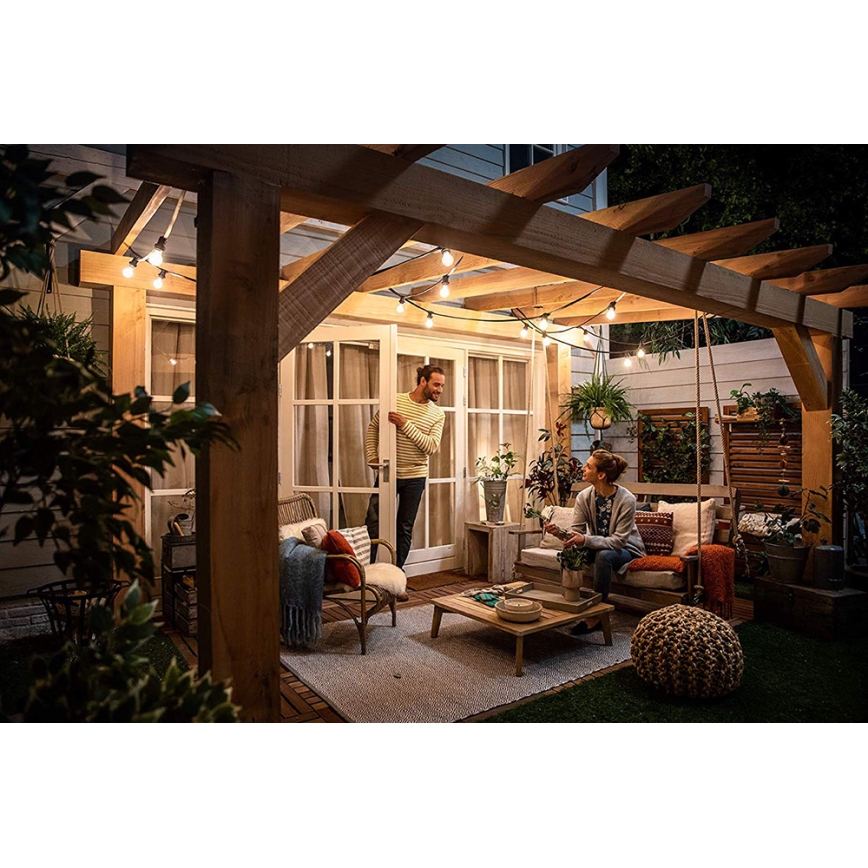 LED dimmbare Glühlampe VINTAGE Philips BA35 E14/5W/230V 2200K