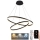 LED dimmbare Hängeleuchte an Kabel LED/100W/230V 3000-6500K Ø 80 cm + Fernbedienung