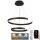 LED dimmbare Hängeleuchte an Kabel LED/120W/230V 3000-6500K Ø 60 cm + Fernbedienung