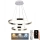 LED dimmbare Hängeleuchte an Kabel LED/120W/230V 3000-6500K Ø 60 cm + Fernbedienung
