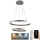 LED dimmbare Hängeleuchte an Kabel LED/120W/230V 3000-6500K Ø 60 cm + Fernbedienung