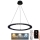 LED dimmbare Hängeleuchte an Kabel LED/40W/230V 3000-6500K + Fernbedienung