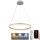 LED dimmbare Hängeleuchte an Kabel LED/42W/230V 3000-6500K Ø 60 cm + Fernbedienung