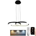 LED dimmbare Hängeleuchte an Kabel LED/50W/230V 3000-6500K + Fernbedienung