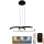 LED dimmbare Hängeleuchte an Kabel LED/50W/230V 3000-6500K + Fernbedienung