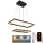 LED dimmbare Hängeleuchte an Kabel LED/65W/230V 3000-6500K + Fernbedienung