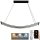 LED dimmbare Hängeleuchte an Kabel LED/70W/230V 3000-6500K + Fernbedienung
