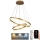 LED dimmbare Hängeleuchte an Kabel LED/70W/230V 3000-6500K Ø 60 cm + Fernbedienung