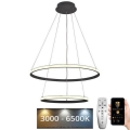 LED dimmbare Hängeleuchte an Kabel LED/75W/230V 3000-6500K Ø 60 cm + Fernbedienung