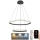 LED dimmbare Hängeleuchte an Kabel LED/75W/230V 3000-6500K Ø 60 cm + Fernbedienung