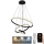 LED dimmbare Hängeleuchte an Kabel LED/90W/230V 3000-6500K Ø 60 cm + Fernbedienung