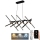 LED dimmbare Hängeleuchte an Seil LED/100W/230V 3000-6500K + Fernbedienung