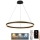 LED dimmbare Hängeleuchte an Seil LED/110W/230V 3000-6500K Ø 80 cm + Fernbedienung