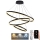 LED dimmbare Hängeleuchte an Seil LED/125W/230V 3000-6500K Ø 80 cm + Fernbedienung