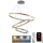 LED dimmbare Hängeleuchte an Seil LED/125W/230V 3000-6500K Ø 80 cm + Fernbedienung