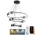 LED dimmbare Hängeleuchte an Seil LED/170W/230V 3000-6500K Ø 80 cm + Fernbedienung