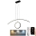 LED dimmbare Hängeleuchte an Seil LED/55W/230V 3000-6500K + Fernbedienung