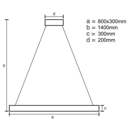 LED dimmbarer Kristall-Kronleuchter an Kabel LED/110W/230V 3000-6500K gold + Fernbedienung