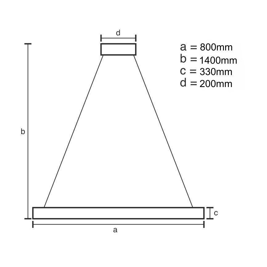 LED dimmbarer Kristall-Kronleuchter an Kabel LED/110W/230V 3000-6500K gold + Fernbedienung