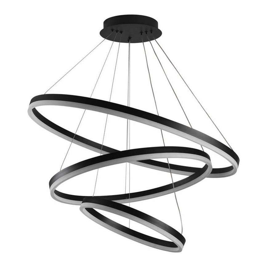 LED dimmbare Hängeleuchte an Seil LED/125W/230V 3000-6500K Ø 80 cm + Fernbedienung