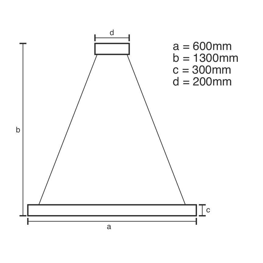 LED dimmbarer Kristall-Kronleuchter an Kabel LED/130W/230V 3000-6500K goldfarben + Fernbedienung
