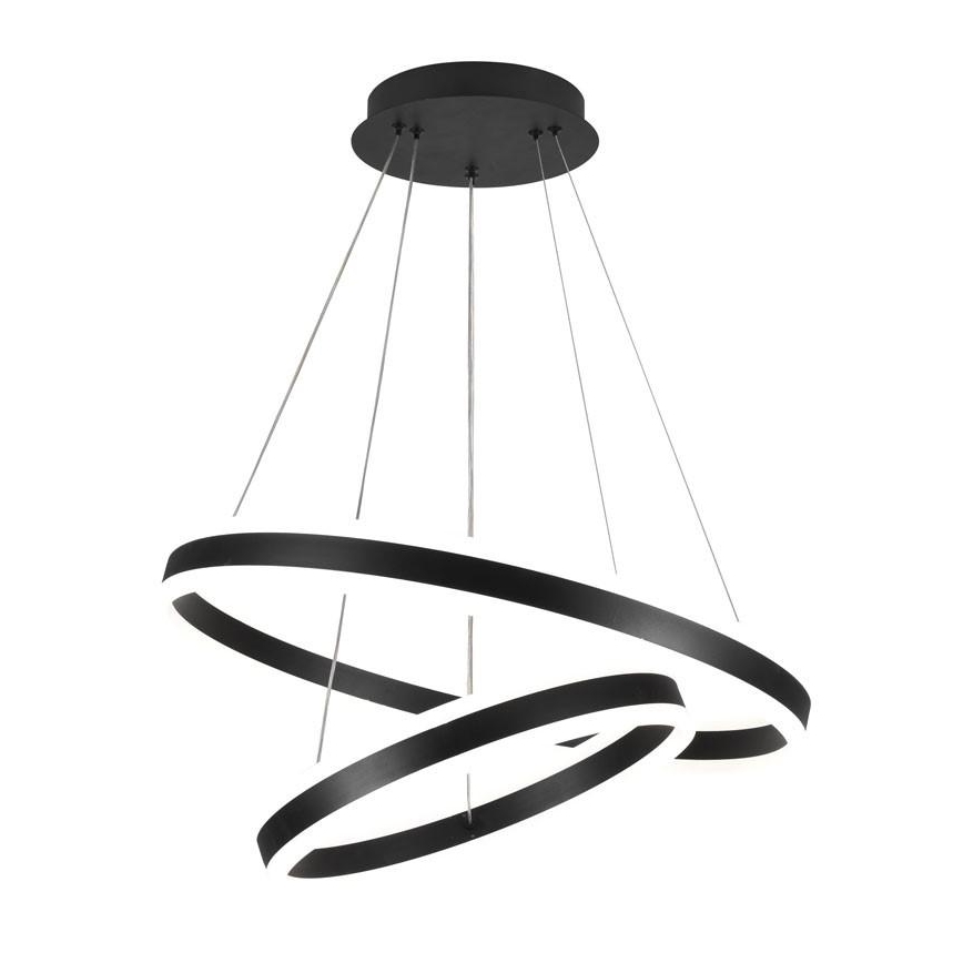 LED dimmbare Hängeleuchte an Seil LED/135W/230V 3000-6500K Ø 60 cm + Fernbedienung