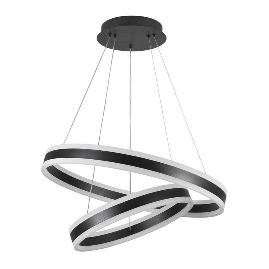 LED dimmbare Hängeleuchte an Seil LED/135W/230V 3000-6500K Ø 60 cm + Fernbedienung