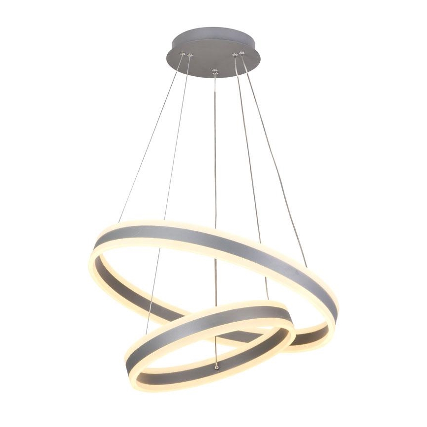 LED dimmbare Hängeleuchte an Seil LED/135W/230V 3000-6500K Ø 60 cm + Fernbedienung