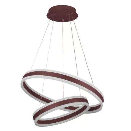 LED dimmbare Hängeleuchte an Seil LED/135W/230V 3000-6500K Ø 60 cm + Fernbedienung