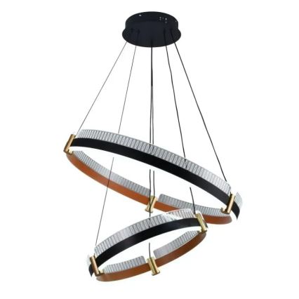 LED dimmbare Hängeleuchte an Seil LED/140W/230V 3000-6500K Ø 60 cm + Fernbedienung