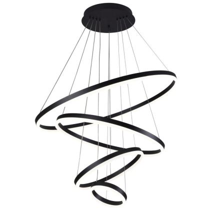 LED dimmbare Hängeleuchte an Seil LED/165W/230V 3000-6500K Ø 80 cm + Fernbedienung