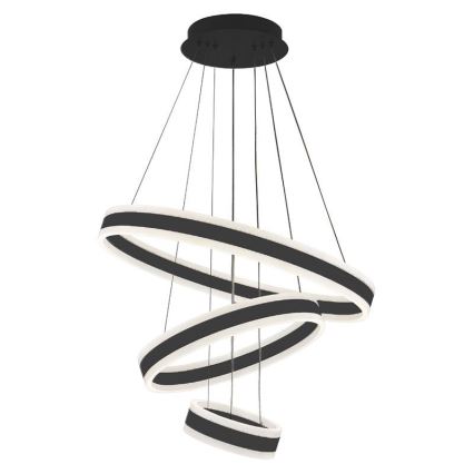 LED dimmbare Hängeleuchte an Seil LED/165W/230V 3000-6500K Ø 60 cm + Fernbedienung