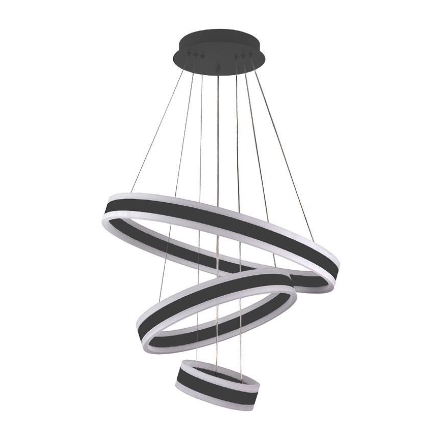 LED dimmbare Hängeleuchte an Seil LED/165W/230V 3000-6500K Ø 60 cm + Fernbedienung