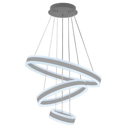 LED dimmbare Hängeleuchte an Seil LED/165W/230V 3000-6500K Ø 60 cm + Fernbedienung